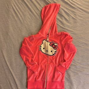 Hello Kitty Hoodie with heart elbow patches